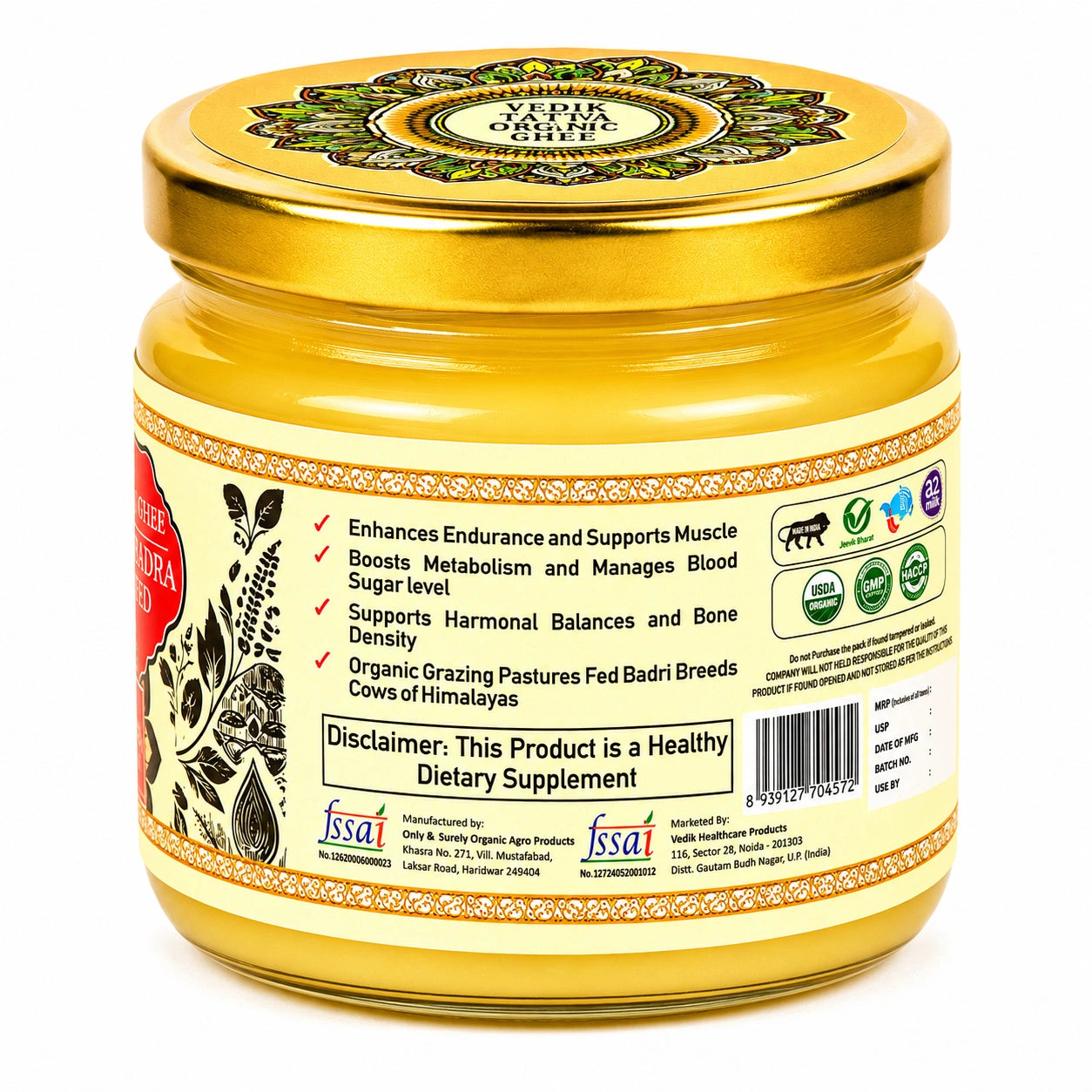 Ashwagandha Infused Ghee