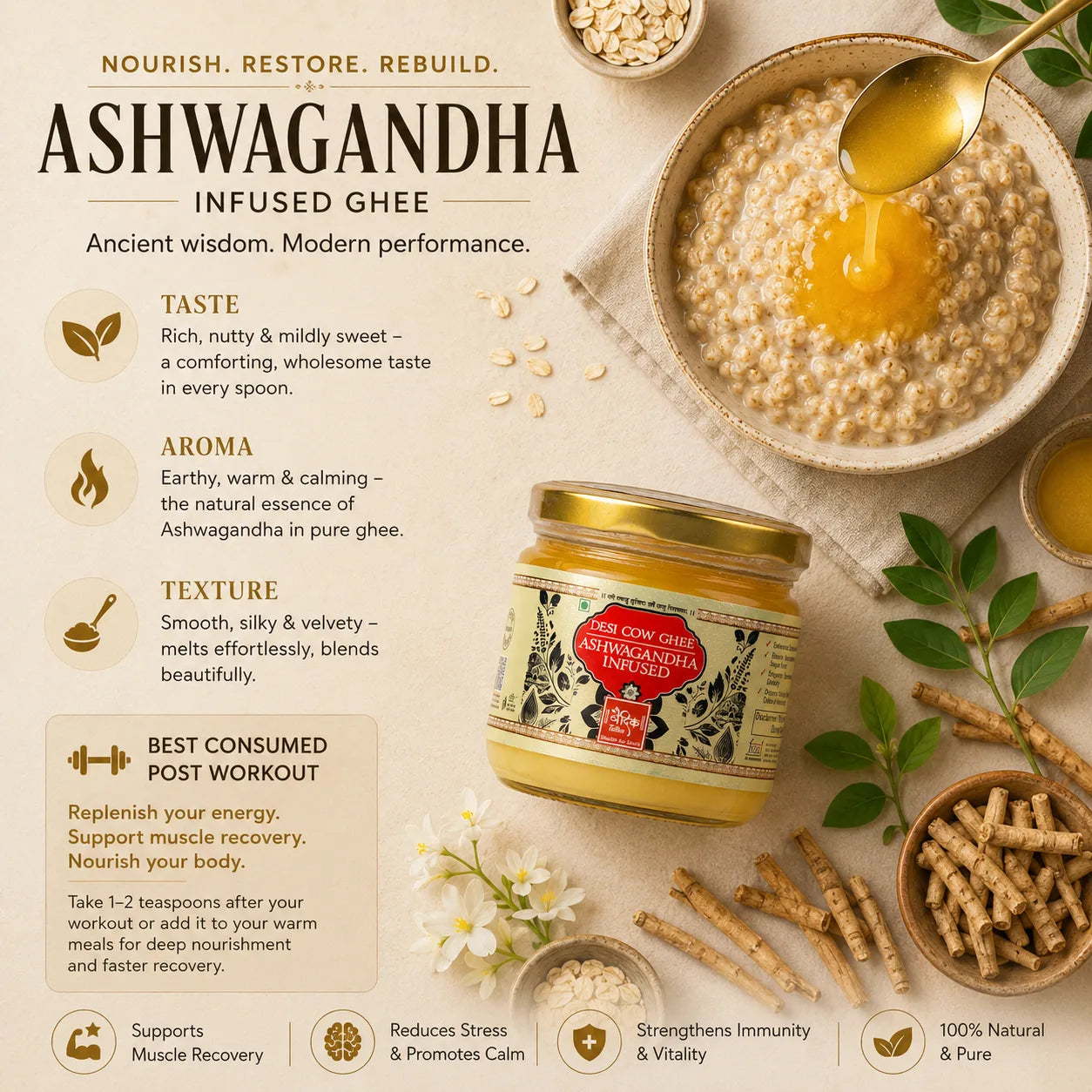 Ashwagandha Infused Ghee