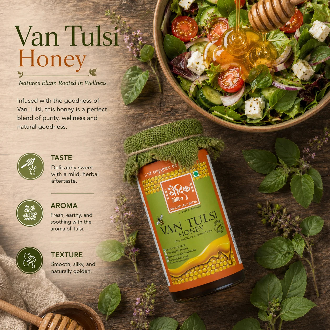 Van Tulsi Honey